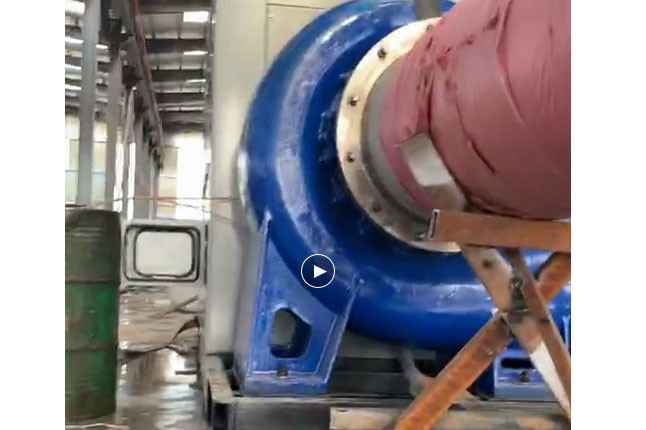 重庆博宇水果蔬菜批发有限公司流量5100立方大型柴油机混流泵机组测试中